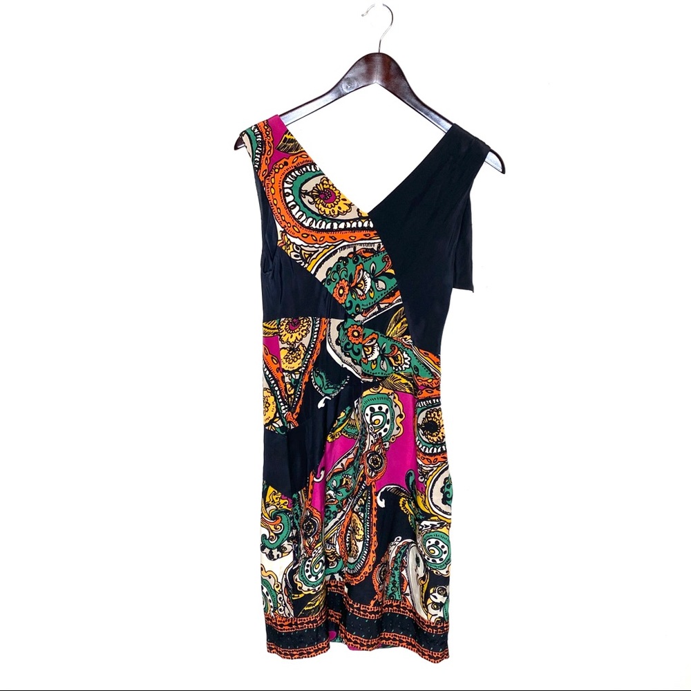 Yoana Baraschi - Paisley Silk Sleeveless Dress - Picture 4 of 5